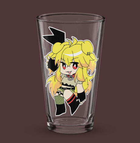 Cherripa Shaker Pint Glass (16 oz)
