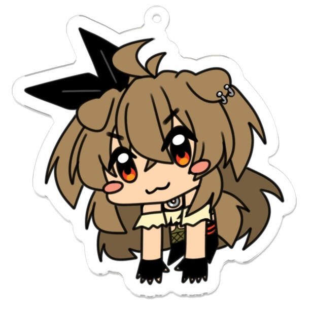 Cherripa Acrylic Keychain