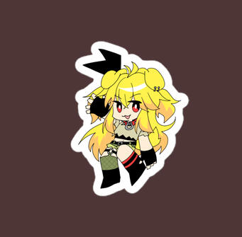 Cherripa Kiss-Cut Sticker